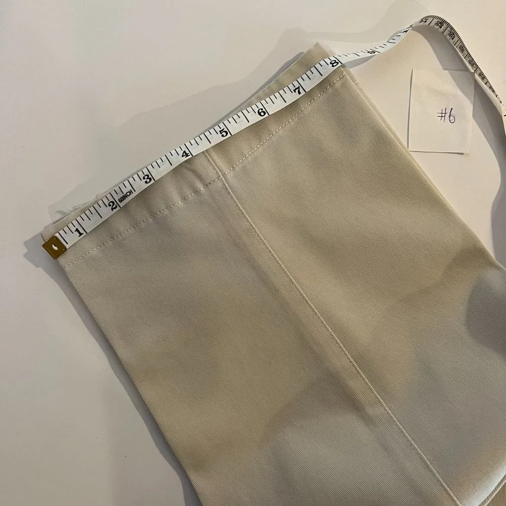 LL Bean Vintage Bayside Wrinkle Free Pleated Twill Cotton Pants w/ Comfort Waist - Picture 5 of 10